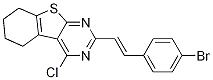 2-[2-(4-BROMOPHENYL)VINYL]-4-CHLORO-5,6,7,8-TETRAHYDRO[1]BENZOTHIENO[2,3-D]PYRIMIDINE CAS#: 851169-47-6