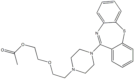 2-(2-(4-(Dibenzo[b,f][1,4]thiazepin-11-yl)piperazin-1-yl)ethoxy)ethyl Acetate CAS#: 844639-07-2