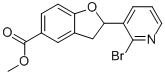 2-(2-BROMO-PYRIDIN-3-YL)-2,3-DIHYDRO-BENZOFURAN-5-CARBOXYLIC ACID METYL ESTER CAS#: 851777-29-2
