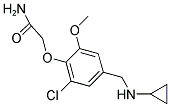 2-(2-CHLORO-4-((CYCLOPROPYLAMINO)METHYL)-6-METHOXYPHENOXY)ACETAMIDE CAS#: 880069-90-9