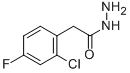 2-(2-CHLORO-4-FLUOROPHENYL)ACETOHYDRAZIDE CAS#: 887267-55-2