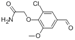 2-(2-CHLORO-4-FORMYL-6-METHOXYPHENOXY)ACETAMIDE CAS#: 832674-69-8