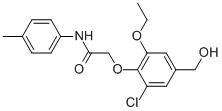 2-[2-CHLORO-6-ETHOXY-4-(HYDROXYMETHYL)PHENOXY]-N-(4-METHYLPHENYL)-ACETAMIDE CAS#: 866480-10-6