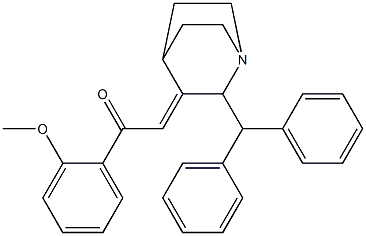 2-[2-(DiphenylMethyl)-1-azabicyclo[2.2.2]oct-3-ylidene]-1-(2-Methoxyphenyl)-ethanone CAS#: 887109-77-5