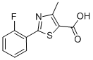 2-(2-FLUORO-PHENYL)-4-METHYL-THIAZOLE-5-CARBOXYLIC ACID CAS#: 879070-37-8