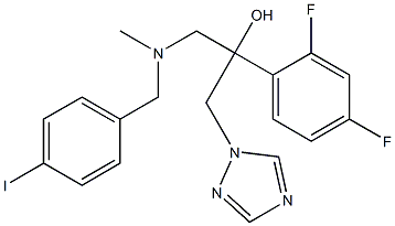 2-(2,4-Difluoro-phenyl)-1-[(4-iodo-benzyl)-methyl-amino]-3-[1,2,4]triazol-1-yl-propan-2-ol CAS#: 887138-63-8
