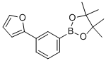 2-[3-(2-FURYL)PHENYL]-4,4,5,5-TETRAMETHYL-1,3,2-DIOXABOROLANE CAS#: 876316-29-9