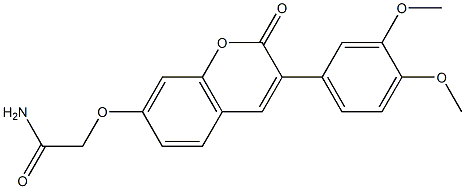 2-{[3-(3,4-dimethoxyphenyl)-2-oxo-2H-chromen-7-yl]oxy}acetamide CAS#: 869079-74-3