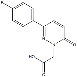 2-[3-(4-fluorophenyl)-6-oxo-pyridazin-1-yl]ethanoic acid CAS#: 853318-09-9