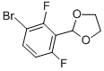 2-(3-BROMO-2,6-DIFLUOROPHENYL)-1,3-DIOXALANE CAS#: 887268-17-9