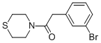2-(3-BROMO-PHENYL)-1-THIOMORPHOLIN-4-YL-ETHANONE CAS#: 850349-34-7