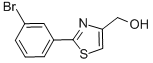 [2-(3-BROMO-PHENYL)-THIAZOL-4-YL]-METHANOL CAS#: 885280-57-9