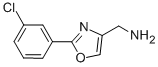 2-(3-CHLORO-PHENYL)-OXAZOL-4-YL-METHYLAMINE CAS#: 885273-40-5