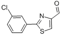 2-(3-CHLOROPHENYL)-1,3-THIAZOLE-4-CARBOXALDEHYDE 97 CAS#: 859850-99-0
