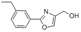 [2-(3-ETHYL-PHENYL)-OXAZOL-4-YL]-METHANOL CAS#: 885272-71-9