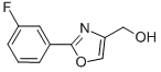 [2-(3-FLUORO-PHENYL)-OXAZOL-4-YL]-METHANOL CAS#: 885272-81-1