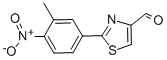 2-(3-METHYL-4-NITRO-PHENYL)-THIAZOLE-4-CARBALDEHYDE CAS#: 885278-90-0