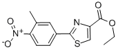 2-(3-METHYL-4-NITRO-PHENYL)-THIAZOLE-4-CARBOXYLIC ACID ETHYL ESTER CAS#: 885278-57-9