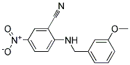 2-(3-Methoxy-benzylamino)-5-nitro-benzonitrile CAS#: 849620-21-9