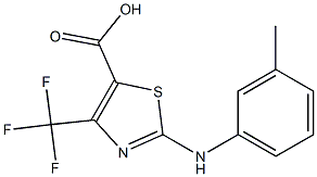 2-[(3-Methylphenyl)amino]-4-(trifluoromethyl)-1,3-thiazole-5-carboxylic acid CAS#: 886502-96-1