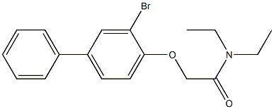2-[(3-bromo-4-biphenylyl)oxy]-N,N-diethylacetamide CAS#: 882577-98-2