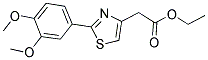 [2-(3,4-DIMETHOXY-PHENYL)-THIAZOL-4-YL]-ACETIC ACID ETHYL ESTER CAS#: 886504-66-1