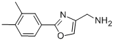 2-(3,4-DIMETHYL-PHENYL)-OXAZOL-4-YL-METHYLAMINE CAS#: 885273-38-1
