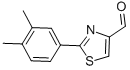 2-(3,4-DIMETHYL-PHENYL)-THIAZOLE-4-CARBALDEHYDE CAS#: 885279-05-0