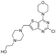 2-(4-((2-Chloro-4-Morpholinothieno[3,2-d]pyriMidin-6-yl)Methyl)piperazin-1-yl)ethanol CAS#: 885675-75-2