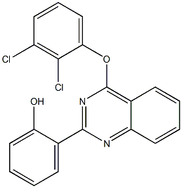 2-[4-(2,3-dichlorophenoxy)-2-quinazolinyl]phenol CAS#: 848753-14-0