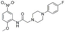 2-[4-(4-FLUOROPHENYL)PIPERAZINO]-N-(2-METHOXY-5-NITROPHENYL)ACETAMIDE CAS#: 882749-43-1