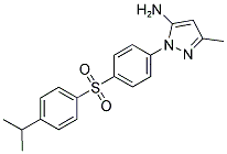 2-[4-(4-ISOPROPYL-BENZENESULFONYL)-PHENYL]-5-METHYL-2H-PYRAZOL-3-YLAMINE CAS#: 882232-00-0