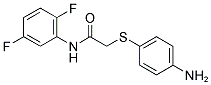 2-[(4-AMINOPHENYL)SULFANYL]-N-(2,5-DIFLUOROPHENYL)ACETAMIDE CAS#: 885267-54-9