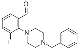 2-(4-BENZYL-1-PIPERAZINO)-3-FLUORO-BENZALDEHYDE CAS#: 883512-18-3