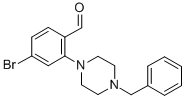 2-(4-BENZYL-1-PIPERAZINO)-4-BROMO-BENZALDEHYDE CAS#: 883511-95-3