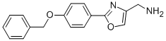 2-(4-BENZYLOXY-PHENYL)-OXAZOL-4-YL-METHYLAMINE CAS#: 885273-44-9