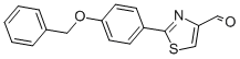 2-(4-BENZYLOXY-PHENYL)-THIAZOLE-4-CARBALDEHYDE CAS#: 885278-93-3