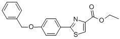 2-(4-BENZYLOXY-PHENYL)-THIAZOLE-4-CARBOXYLIC ACID ETHYL ESTER CAS#: 885279-35-6