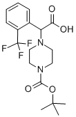 2-(4-BOC-PIPERAZINYL)-2-(2-TRIFLUOROMETHYL-PHENYL)ACETIC ACID CAS#: 885274-23-7