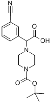 2-(4-BOC-PIPERAZINYL)-2-(3-CYANO-PHENYL)ACETIC ACID CAS#: 885274-33-9