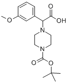 2-(4-BOC-PIPERAZINYL)-2-(3-METHOXY-PHENYL)ACETIC ACID CAS#: 868151-10-4