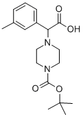 2-(4-BOC-PIPERAZINYL)-2-(3-METHYL-PHENYL)ACETIC ACID CAS#: 885274-08-8