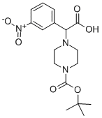 2-(4-BOC-PIPERAZINYL)-2-(3-NITRO-PHENYL)ACETIC ACID CAS#: 885274-17-9