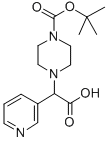 2-(4-BOC-PIPERAZINYL)-2-(3-PYRIDINYL)ACETIC ACID CAS#: 885274-51-1