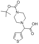 2-(4-BOC-PIPERAZINYL)-2-(3-THIENYL)ACETIC ACID CAS#: 885274-75-9