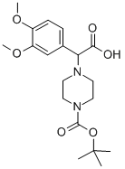 2-(4-BOC-PIPERAZINYL)-2-(3,4-DIMETHOXY-PHENYL)ACETIC ACID CAS#: 885274-66-8