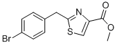 2-(4-BROMO-BENZYL)-THIAZOLE-4-CARBOXYLIC ACID METHYL ESTER CAS#: 885279-50-5