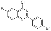 2-(4-BROMO-PHENYL)-4-CHLORO-6-FLUORO-QUINAZOLINE CAS#: 881310-87-8