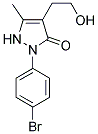 2-(4-BROMOPHENYL)-4-(2-HYDROXYETHYL)-5-METHYL-1,2-DIHYDRO-3H-PYRAZOL-3-ONE CAS#: 885949-90-6