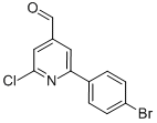 2-(4-BROMOPHENYL)-6-CHLOROPYRIDINE-4-CARBALDEHYDE CAS#: 881402-41-1